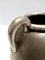 Vase Art Déco en Laiton Argenté Bruni, Italie, 1940s 9