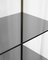 Italian Brass-Finish Shelf with Grey Glass, 1970s 4