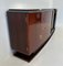 Italian Art Deco Sideboard in Leather and Purpleheart Wood by Osvaldo Borsani, 1940s 5