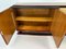 Italian Art Deco Sideboard in Leather and Purpleheart Wood by Osvaldo Borsani, 1940s 12
