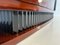 Italian Art Deco Sideboard in Leather and Purpleheart Wood by Osvaldo Borsani, 1940s 7