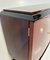 Italian Art Deco Sideboard in Leather and Purpleheart Wood by Osvaldo Borsani, 1940s 8