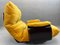 Sillón vintage en amarillo de Michel Ducaroy para Ligne Roset, Imagen 14