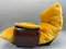 Poltrona vintage gialla di Michel Ducaroy per Ligne Roset, Immagine 18