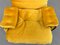 Poltrona vintage gialla di Michel Ducaroy per Ligne Roset, Immagine 9