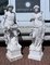 Large Classical Diana & The Hunter Garden Statues, Set of 2 1