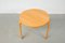 Fully Restored Danish Stackable Beech Side Table from Bent Silberg, 1970s 3
