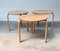 Fully Restored Danish Stackable Beech Side Table from Bent Silberg, 1970s 7