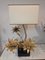 Floral Table Lamp from Maison Jansen, France 1970s, Image 9
