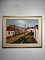 Theo Humblet, Spanish Village, Oil on Panel, Framed 1