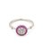 Art Deco Zielring aus Rubin 1