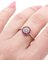 Art Deco Zielring aus Rubin 5
