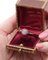 Art Deco Zielring aus Rubin 3