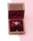 Art Deco Ruby Target Ring 6