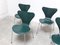 Serie 7 Stühle von Arne Jacobsen für Fritz Hansen, 1971, 5er Set 10
