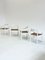 Carimate Stones Chairs attributed to Vico Magistretti in Wit, Set of 4, Image 12