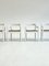 Carimate Stones Chairs attributed to Vico Magistretti in Wit, Set of 4, Image 6