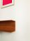 Mid-Century Teak Veneer Shelf by Walter Wirz for Wilhelm Renz 2