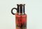 Vintage Vase Modèle 401-28 Lava Drip Glaze Shades of Orange and Brown de Scheurich, 1970s 6