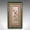 Vintage Art Deco Japanese Framed Silkwork Panel, 1930s, Image 2