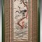 Tall Vintage Art Deco Embroidered Panel with Oriental Silk Cotton Needlepoint Scene, 1930s, Image 5