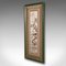 Tall Vintage Art Deco Embroidered Panel with Oriental Silk Cotton Needlepoint Scene, 1930s, Image 3