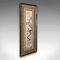 Tall Vintage Art Deco Embroidered Panel with Oriental Silk Cotton Needlepoint Scene, 1930s, Image 1