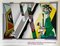 Roy Lichtenstein, Reflections on Interior with Girl Drawing, 1990, Paper 1