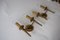 Vintage Wall Lights in Brass, Set of 2 8