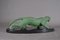 Guy Debe, Panther Skulptur, 1930er, Metall & Marmor 6