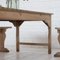 Large Table and Benches, 1890, Set of 3 9
