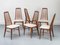 Eva Teak Stühle von Niels Koefoed für Koefoeds Hornslet, 1960er, 6er Set 1