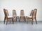 Sedie Eva in teak di Niels Koefoed per Koefoeds Hornslet, anni '60, set di 6, Immagine 6
