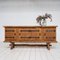 Primitive Elm Sideboard, 1960s 1