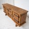 Primitive Elm Sideboard, 1960s 10