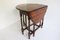 Table Édouardienne en Chêne avec Pieds en Orge Torsadé, 1900 1