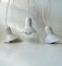 Minimalist White Confetti Pendant Lamps by Claus Bonderup for Focus, 1970s, Set of 3, Image 2