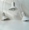 Minimalist White Confetti Pendant Lamps by Claus Bonderup for Focus, 1970s, Set of 3, Image 5
