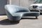 Italian Bomerang Sofa Cesare Lacca in Blue Velvet attributed to Cesare Lacca, 1950s 2