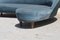 Italian Bomerang Sofa Cesare Lacca in Blue Velvet attributed to Cesare Lacca, 1950s 8