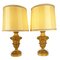 Italian Vase Lamps in Gilded Wood, 1700s, Set of 2, Image 3