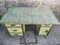 Green Rattan Desk, 1960s, Image 3