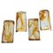 Mid-Century Modern Murano Glass Wall Sconces attributed to Mazzega, 1970s, Set of 4, Image 1