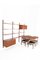 Danish Royal System Shelving System with Dining Table in Teak by Poul Cadovius for Cado, 1960s, Image 3
