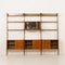 Freestanding 3-Bay Wall Unit with Bar Cabinet in Teak by John Texmon for Ergo, Norway, 1960s, Image 7
