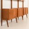 Freestanding 3-Bay Wall Unit with Bar Cabinet in Teak by John Texmon for Ergo, Norway, 1960s, Image 10