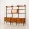 Freestanding 3-Bay Wall Unit with Bar Cabinet in Teak by John Texmon for Ergo, Norway, 1960s, Image 2