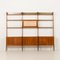 Freestanding 3-Bay Wall Unit with Bar Cabinet in Teak by John Texmon for Ergo, Norway, 1960s, Image 1