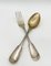 Silver-Plated Soup Cutlery Set with Spoons, Fork and Ladle from Christofle, France, 1900s, Set of 13 10