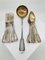 Silver-Plated Soup Cutlery Set with Spoons, Fork and Ladle from Christofle, France, 1900s, Set of 13 1